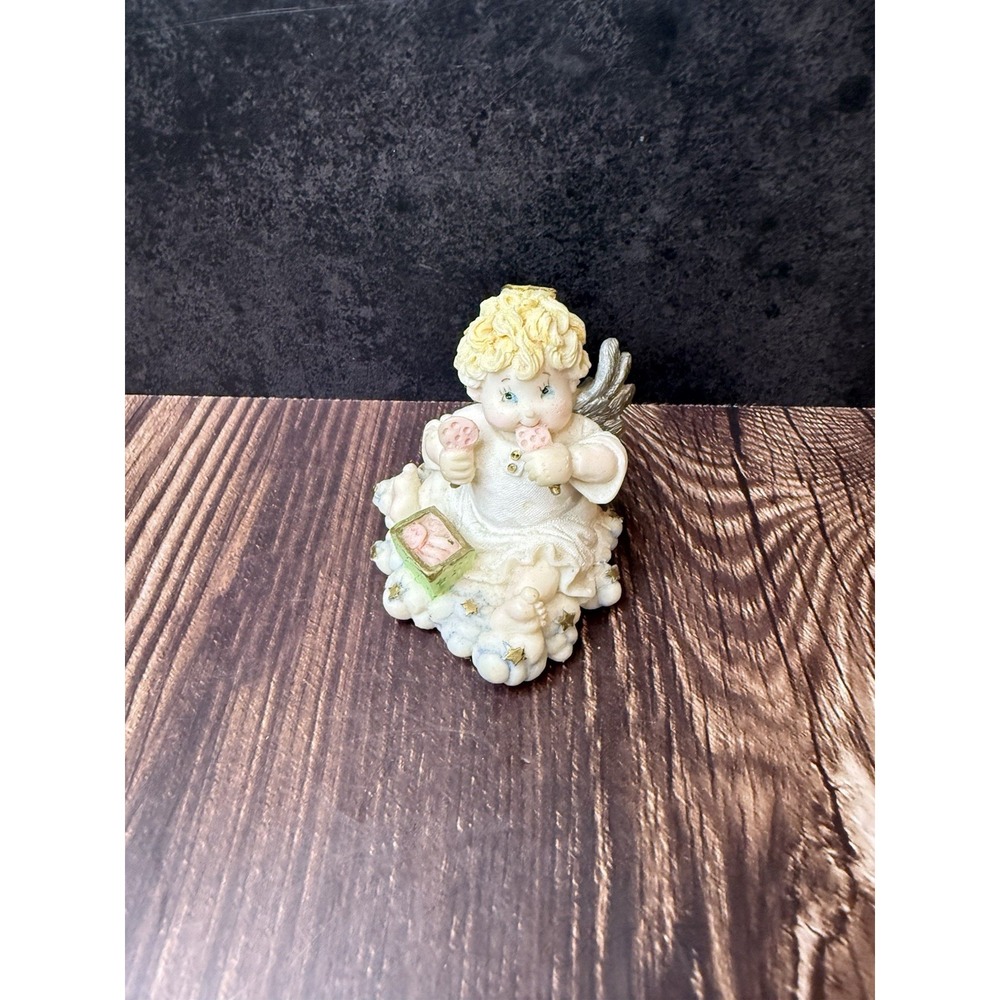 HEAVEN'S BUNDLES 'JOHN' ANGEL Eating Lollipop 2.5" FIGURINE